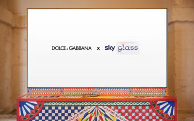 Dolce & Gabbana firmano una linea esclusiva di Sky Glass per unire arte e innovazione