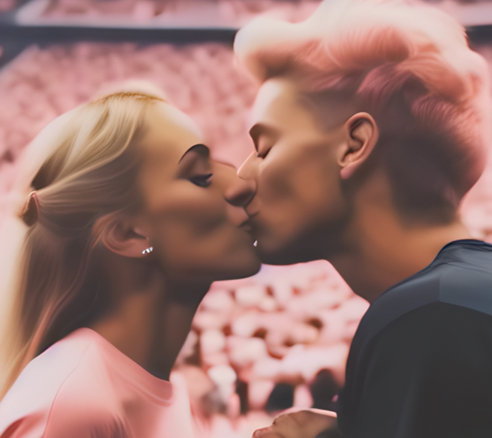 La campagna di lancio dei rossetti celebra i baci del futuro immaginati dall’Intelligenza artificiale come inno all’amore senza confini