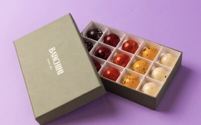 La Cioccolateria Banchini 1879 rinnova il suo look con un raffinato cofanetto di Bon Bon al cioccolato