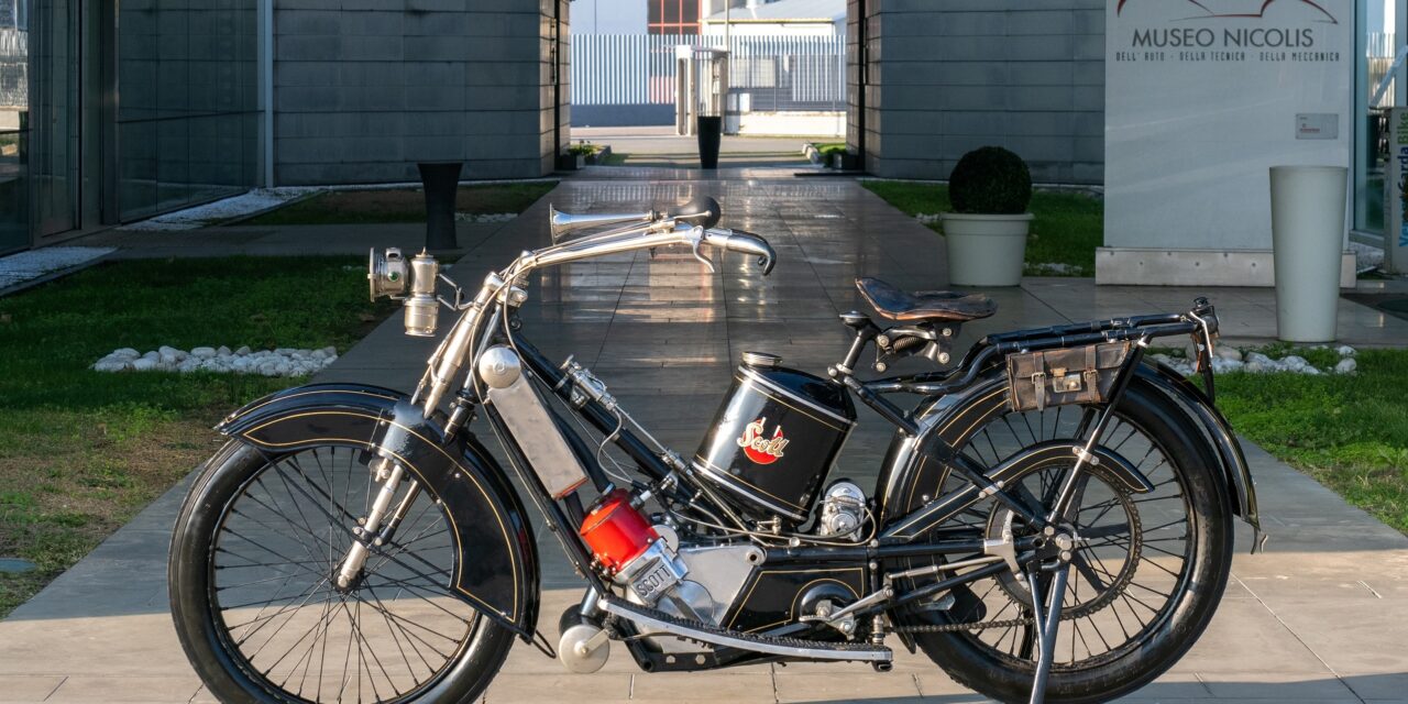 Il Museo Nicolis a Motor Bike Expo Verona – Con la moto d’avanguardia del 1914, la Scott 3 3/4 HP