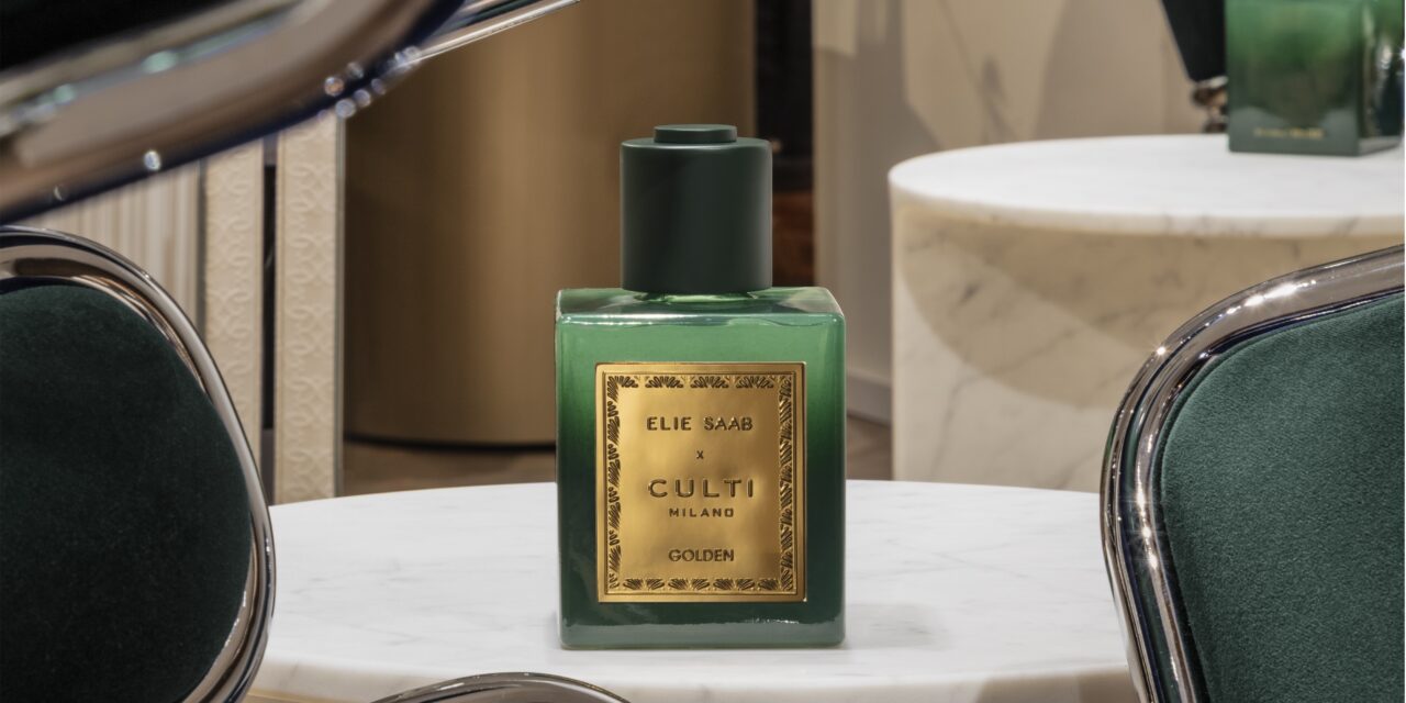 Elie Saab,in collaborazione con CULTI Milano, presenta “Golden” la nuova Luxury Home Fragrance