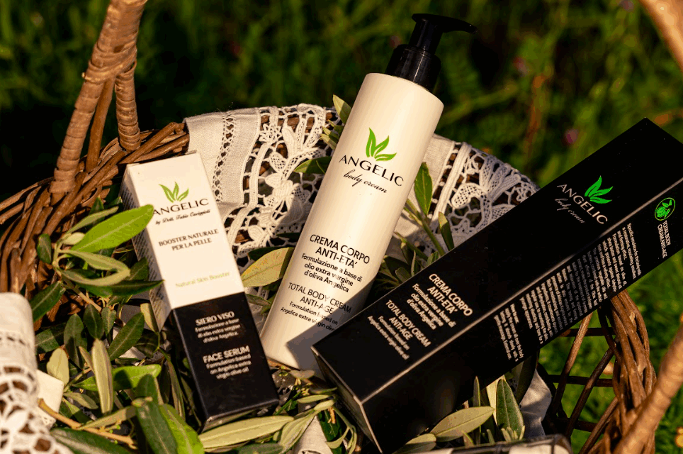 Angelic beauty la linea skincare a base di Olio Extra Vergine di Oliva Angelica EVO