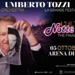 Umberto Tozzi: il 5 Ottobre all’Arena di Verona “L’ultima notte Rosa-The Final Tour”