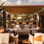 Frette veste Terrazza Isola di Palazzo Cordusio Gran Melià e presenta la nuova collezione outdoor Oasis