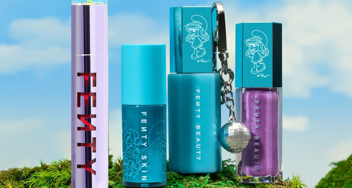 Fenty beauty svela la collezione in edizione limitata “The Smurf Collection”