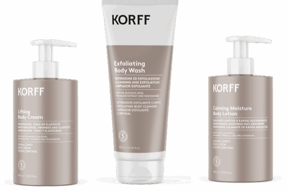 Korff presenta la Linea Body per la cura della pelle del corpo
