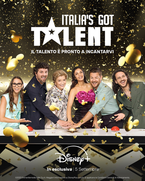 ITALIA’S GOT TALENT: la key Art ufficiale della nuova edizione del talent show al via su Disney+