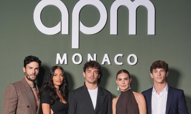 APM Monaco illumina Milano con la nuova collezione Automne alla presenza di Elodie e Charles Leclerc