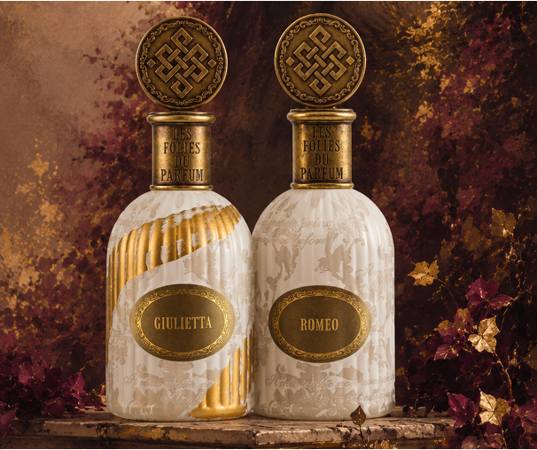 Les Folies du Parfum svelano le due nuove fragranze: Romeo e Giulietta