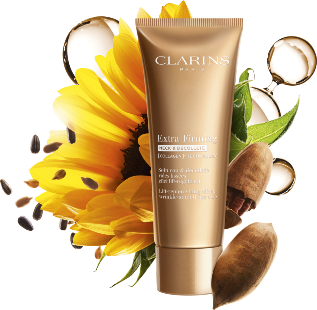 
Clarins svela Extra-Firming Neck & Décolleté trattamento extra-rassodante per collo e décolleté
